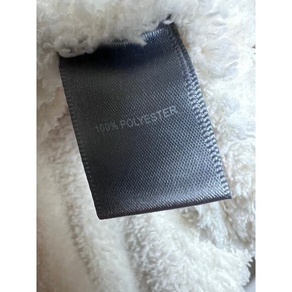 Marled Reunited Clothing Open Front Fuzzy Cardigan w/ Pockets Size Small Cream - Picture 4 of 9